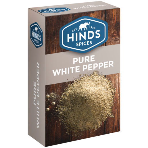 Hinds Spices Pure White Pepper 50g