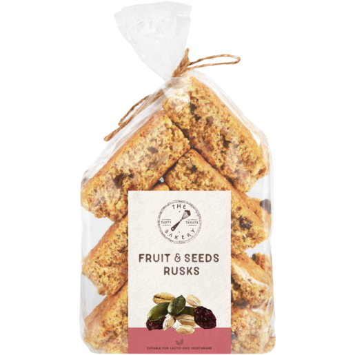 The Bakery Fruit & Seeds Rusks 475g