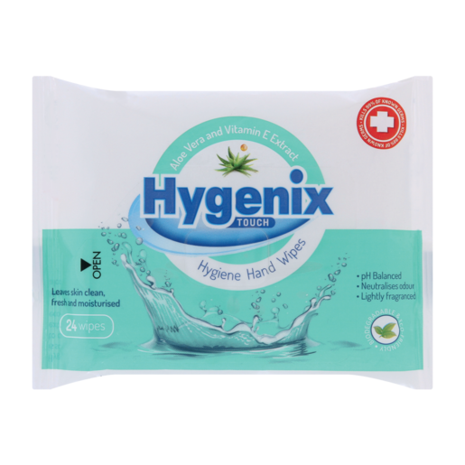 Hygenix Hygiene Hand Wipes 24 Pack