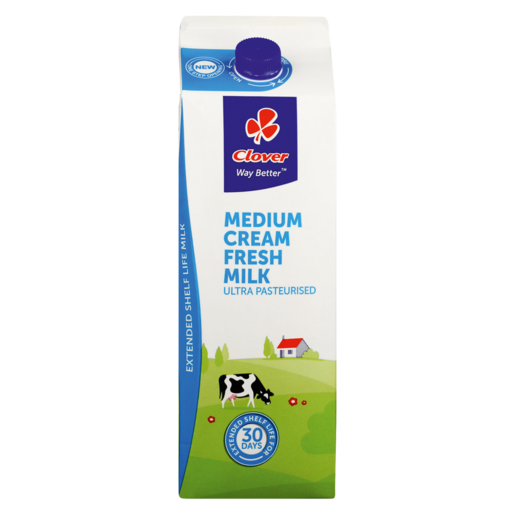 Clover Medium Fat Fresh Milk 2L