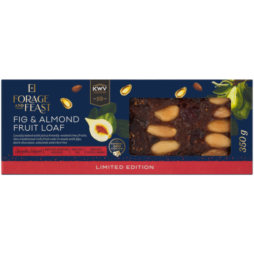 Forage And Feast Fig & Almond Fruit Loaf 350g