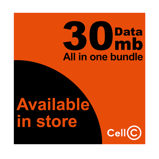 Cell C All In One Data Bundle 30MB