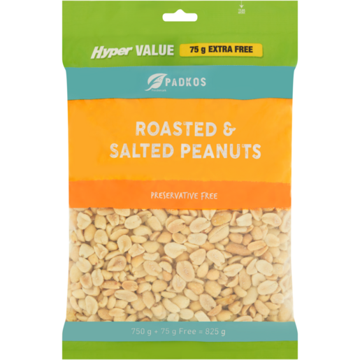 Padkos Roasted & Salted Peanuts 825g 