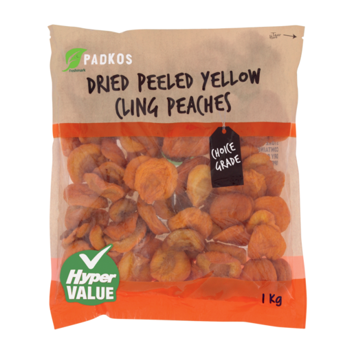Padkos Dried Peeled Peaches 1kg
