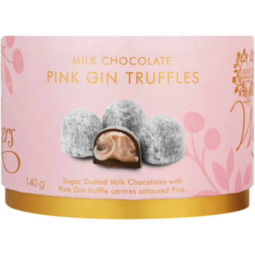 Walkers Milk Chocolate Covered Pink Gin Truffles 140g
