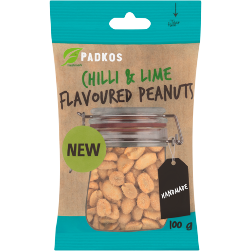 Padkos Chilli & Lime Flavoured Peanuts 100g