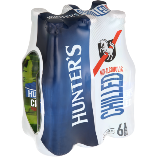 Hunter's Non-Alcoholic Chilled Cider Bottles 6 x 330ml