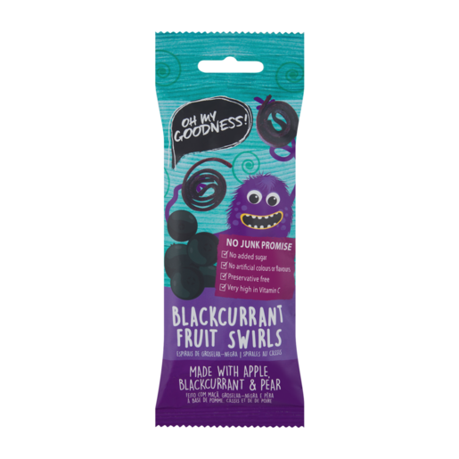 Oh My Goodness! Blackcurrant Fruit Swirls 50g