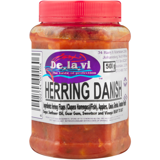 De La Vi Danish Herring Jar 500g