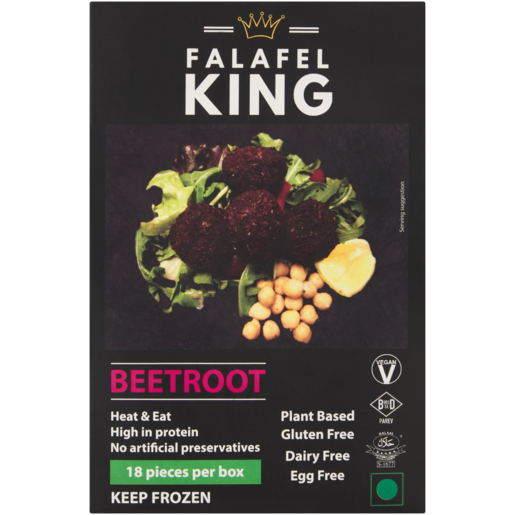 Falafel King Frozen Beetroot Falafels 250g