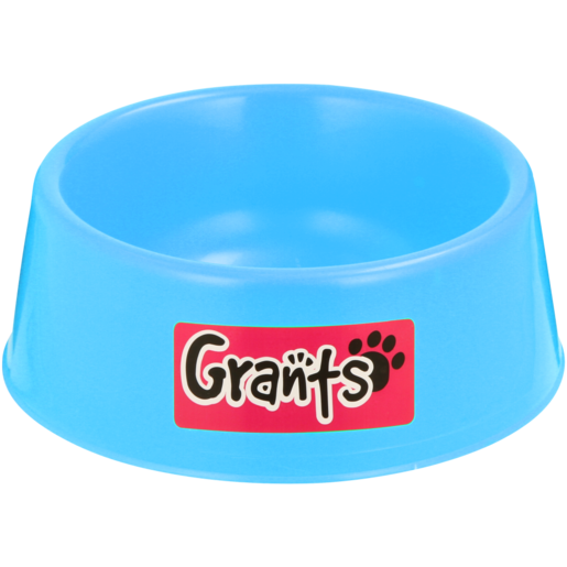 Grants Medium Blue Plastic Dog Bowl