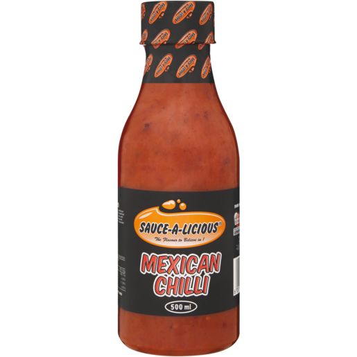 Sauce-A-Licious Mexican Chilli Sauce Bottle 500ml