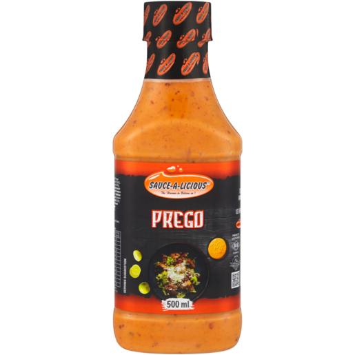 Sauce-A-Licious Prego Sauce Bottle 500ml