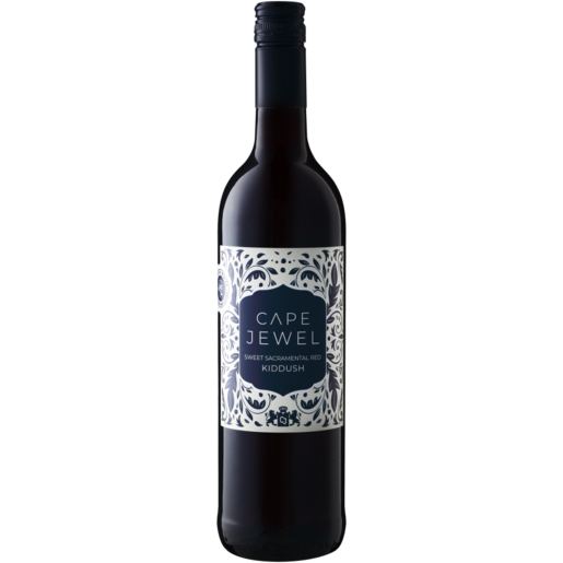 Cape Jewel Sweet Sacramental Red Kiddush Wine Bottle 750ml