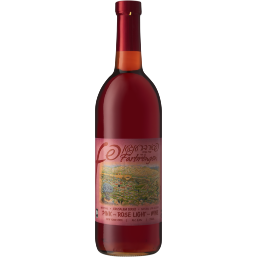 Farbrengen Mevushal Pink Rosé Light Wine Bottle 750ml