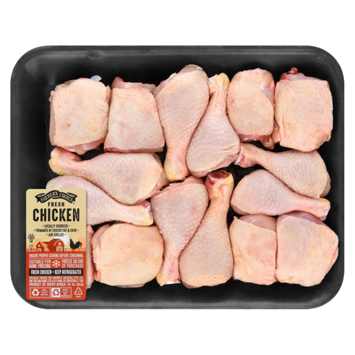 Farmer's Choice Fresh Drum & Thigh Chicken Individually Wrapped 16 Piece Per kg