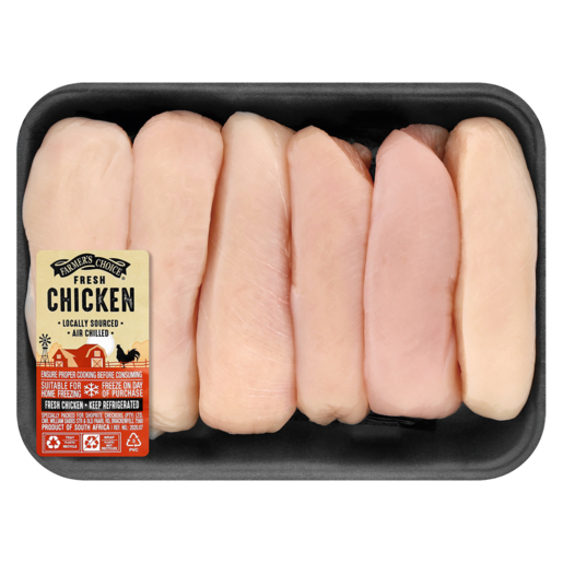 Farmer's Choice Fresh 6 Piece Chicken Fillets Per kg