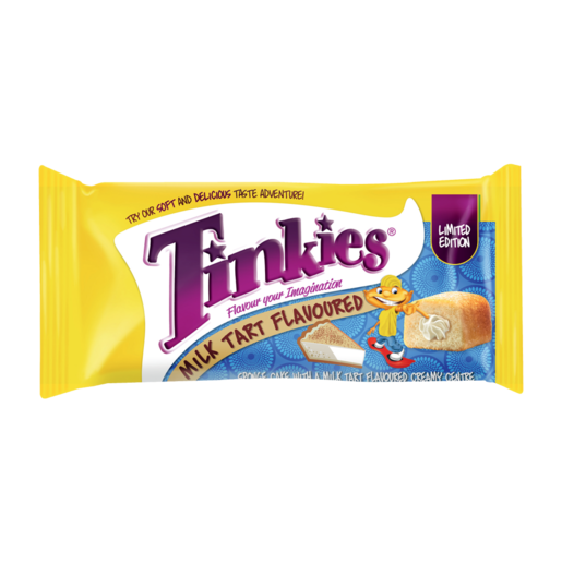Tinkies Milk Tart Flavoured Mini Sponge Cake 45g