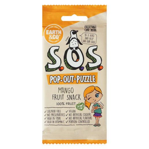 Earth & Co S.O.S Mango Flavoured Fruit Snack 20g