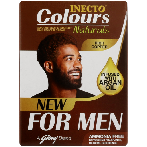 Inecto Rich Copper Naturals Men's Hair Colour Cream 14ml