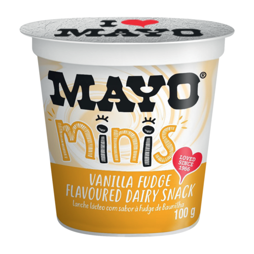 Mayo Minis Vanilla Fudge Flavoured Diary Snack 100g