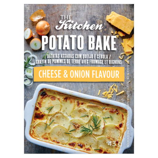 The Kitchen Potato Bake Cheese & Onion Flavour 43g