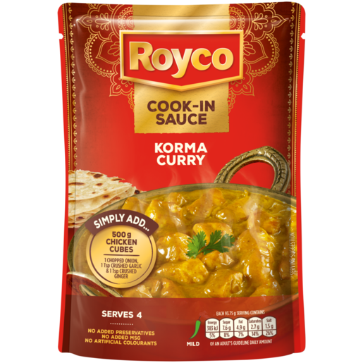 Royco Korma Curry Cook-In Sauce 375g