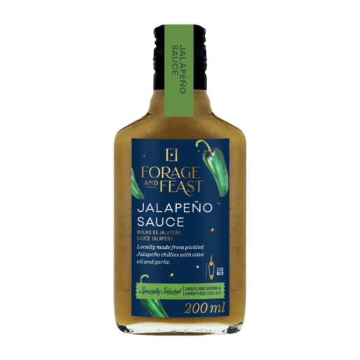 Forage And Feast Jalapeno Sauce 200ml