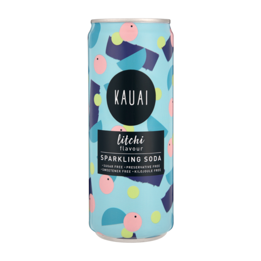 Kauai Litchi Flavoured Sparkling Soda 330ml
