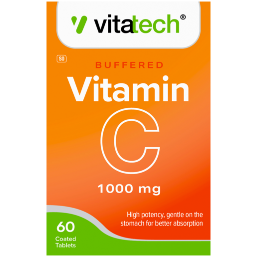 Vitatech 1000mg Vitamin C Coated Tablets 60 Pack