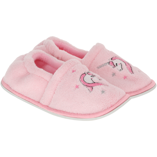 Girl Pinks Slippers Stokie Size 10-12