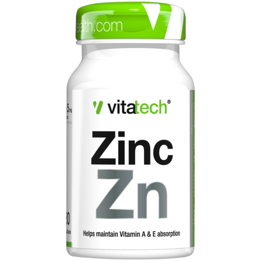 Vitatech Zinc Tablets 30 Pack