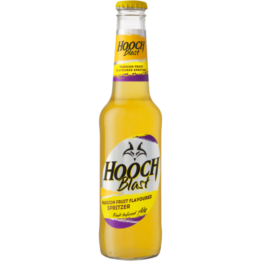 Hooch Passion Fruit Flavoured Spirit Cooler Bottle 275ml