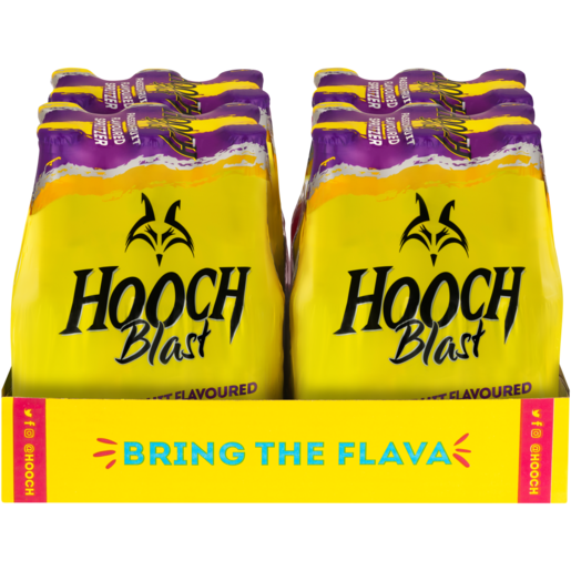 Hooch Passion Fruit Flavoured Spirit Cooler Bottles 24 x 275ml