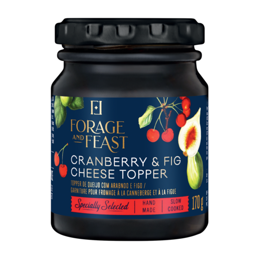 Forage And Feast Cranberry & Fig Cheese Topper 170g