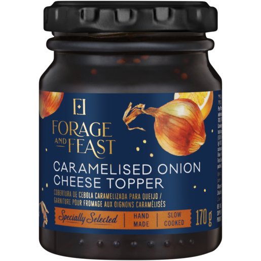 Forage And Feast Caramelised Onion Cheese Topper Jam 170g