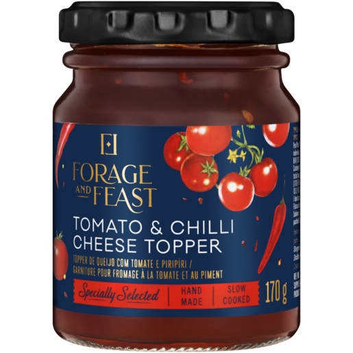 Forage And Feast Tomato & Chilli Cheese Topper Jam 170g