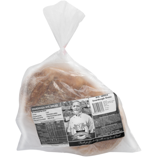 The Artisan Baker Frozen Whole Rye Sourdough Bread 900g