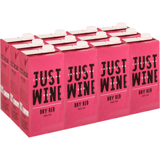 Just Wine Dry Red Boxes 12 x 1L Box