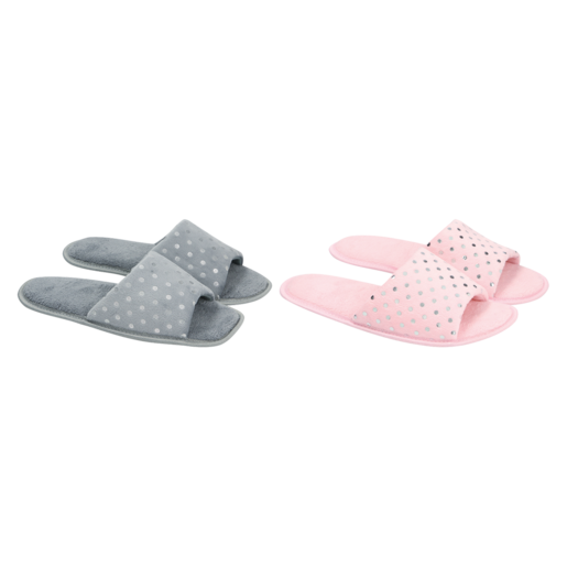 Assorted Ladies Mule Slippers Size 3-8 (Assorted Item - Supplied at Random)