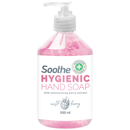 Soothe Hygienic Wild Berry Liquid Hand Soap 500ml