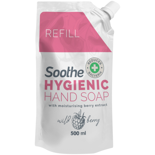 Soothe Wild Berry Hygienic Hand Soap Refill 500ml
