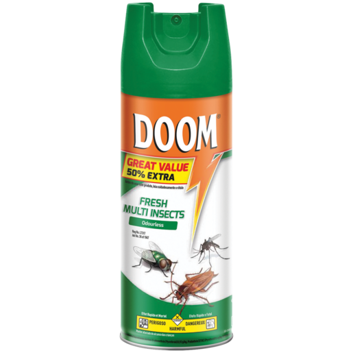 DOOM Odourless Fresh Multi-Insect Insecticide 450ml