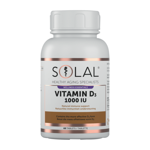 Solal Vitamin D3 1000IU Tablets 60 Pack