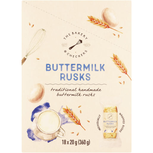 The Bakery Buttermilk Rusks 360g