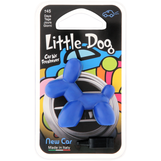 Little Dog Ocean Splash Scented Blue Car Air Freshener