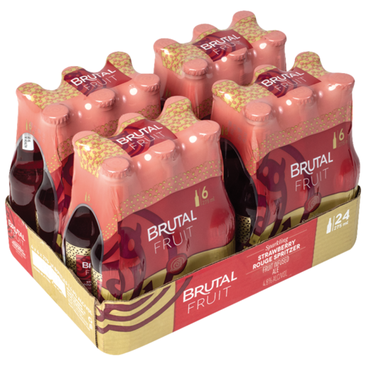 Brutal Fruit Strawberry Rouge Spritzer Bottles 24 x 275ml