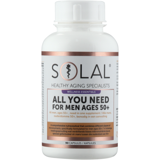 Solal All You Need For Men Ages 50+ Capsules 90 Pack