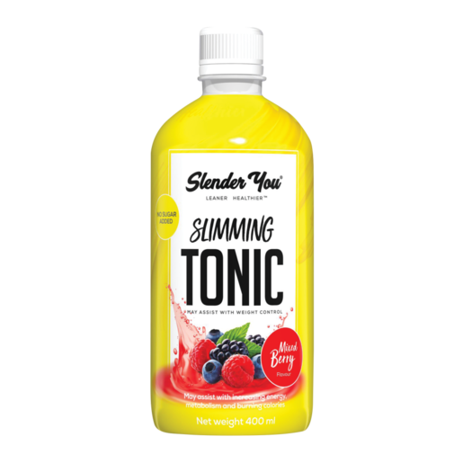 Slender You Mixed Berry Flavoured Slimming Tonic 400ml
