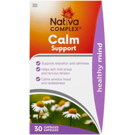 Nativa Complex Calm Support Capsules 30 Pack